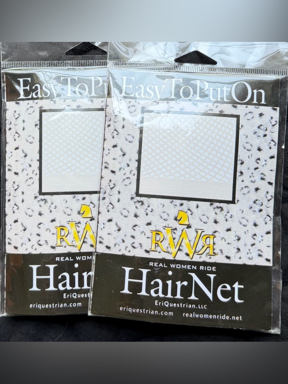 NEW Equestrian HairNet, 2 Packs, Platinum